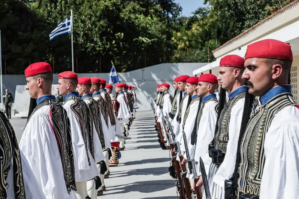 Στην τελετή αλλαγής διοίκησης της Προεδρικής Φρουράς 1
