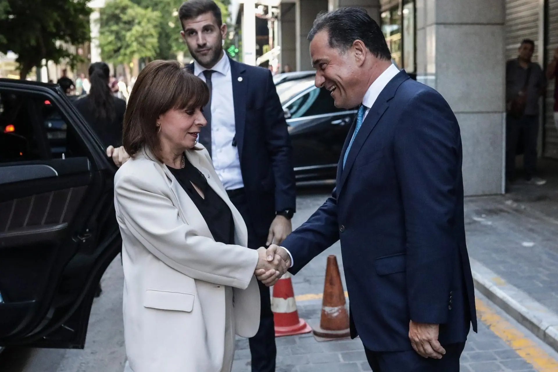 Στην τελετή ονοματοδοσίας της αίθουσας 711 του Υπουργείου Ανάπτυξης και Επενδύσεων σε αίθουσα Τάσου Μπάνου 3