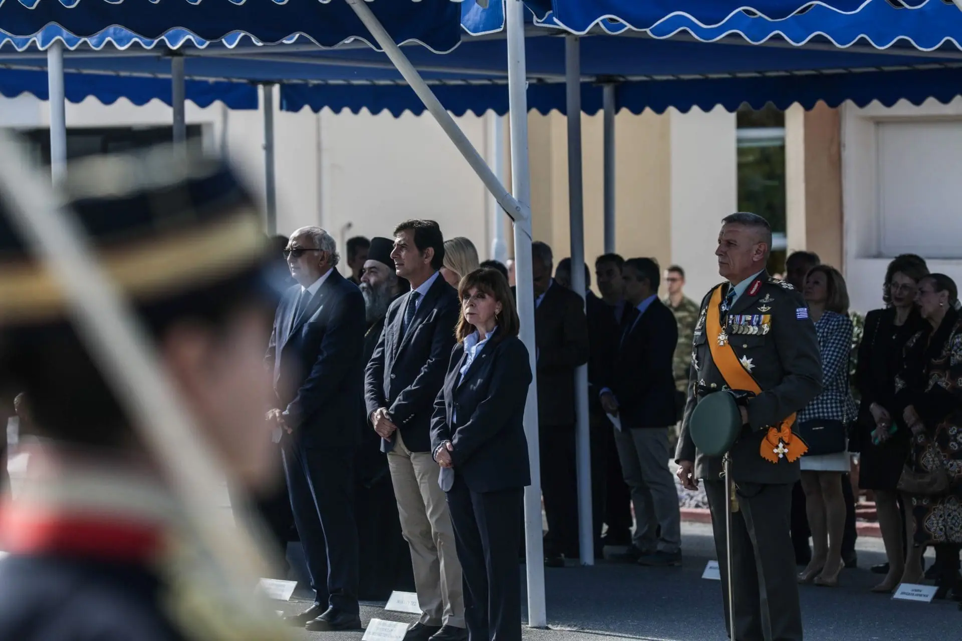 Στην τελετή ορκωμοσίας στη Στρατιωτική Σχολή Αξιωματικών Σωμάτων 4