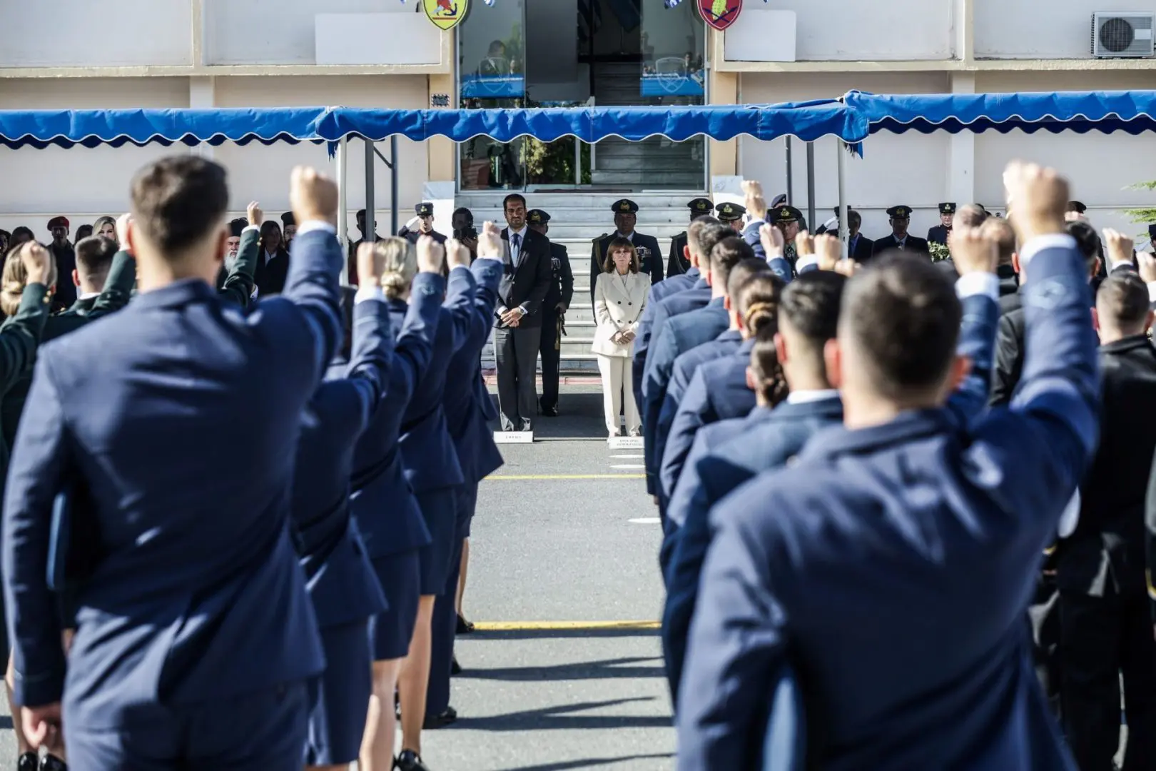 Στην τελετή ορκωμοσίας στη Στρατιωτική Σχολή Αξιωματικών Σωμάτωω 4
