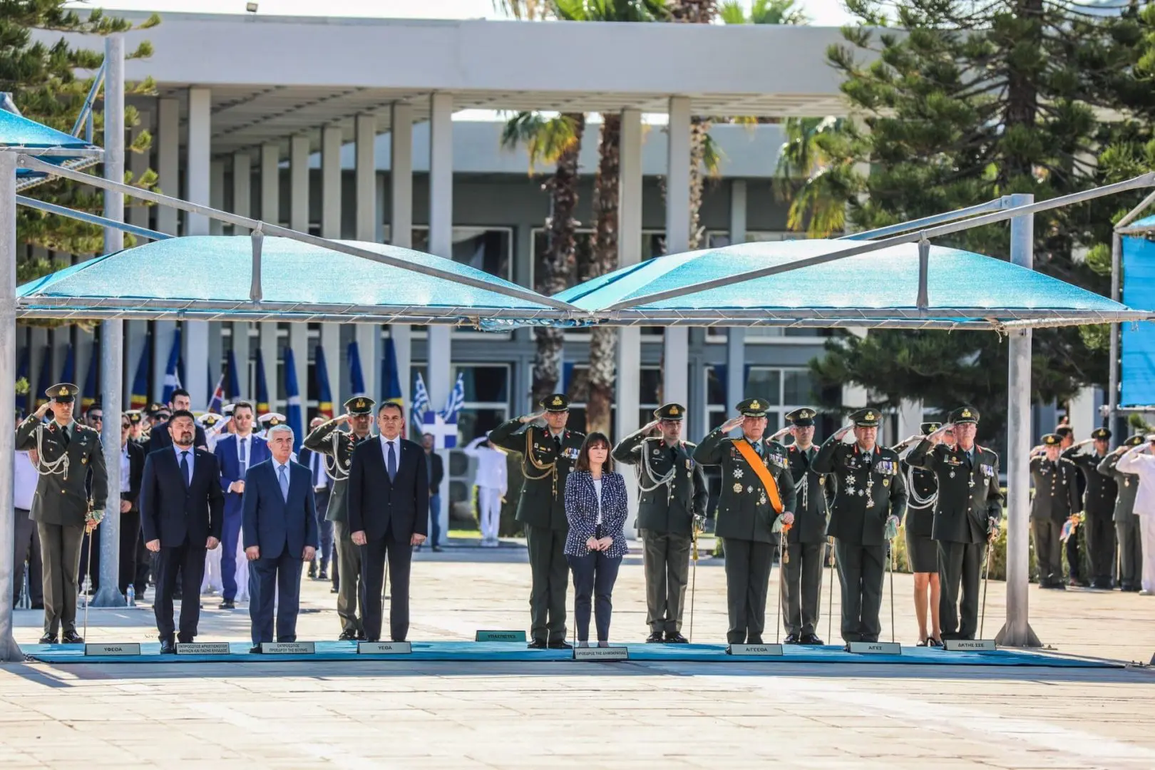 Στην τελετή ορκωμοσίας στη Στρατιωτική Σχολή Ευελπίδων 1