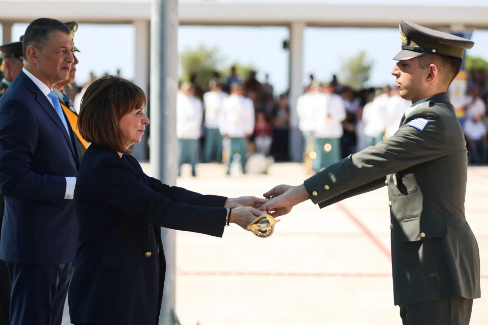 Στην τελετή ορκωμοσίας στη Στρατιωτική Σχολή Ευελπίδων 1