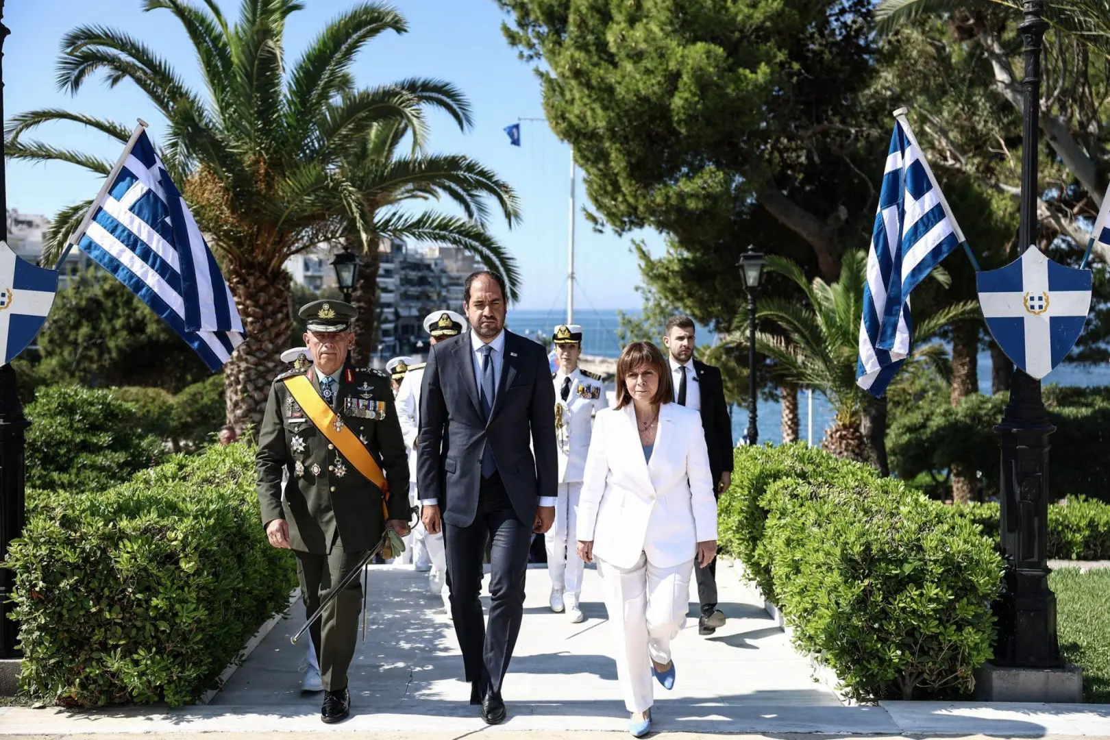 Στην τελετή ορκωμοσίας στη Σχολή Ναυτικών Δοκίμων 1 2