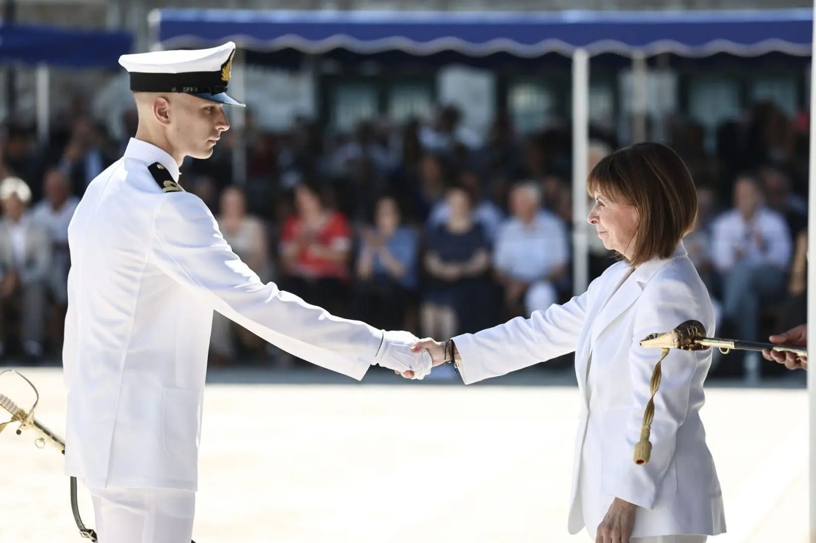 Στην τελετή ορκωμοσίας στη Σχολή Ναυτικών Δοκίμων 2 2