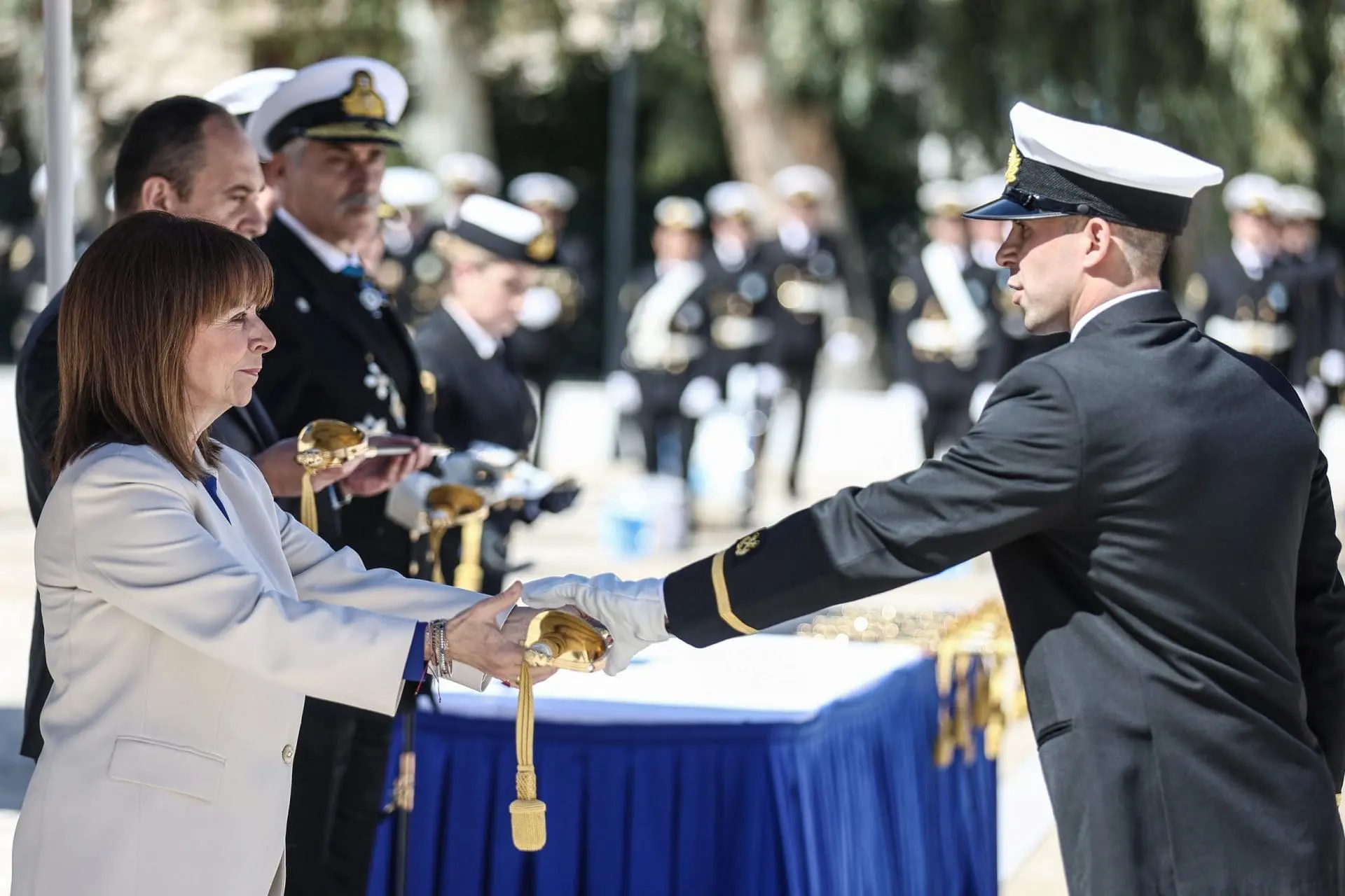 Στην τελετή ορκωμοσίας στη Σχολή Ναυτικών Δοκίμων 3 1