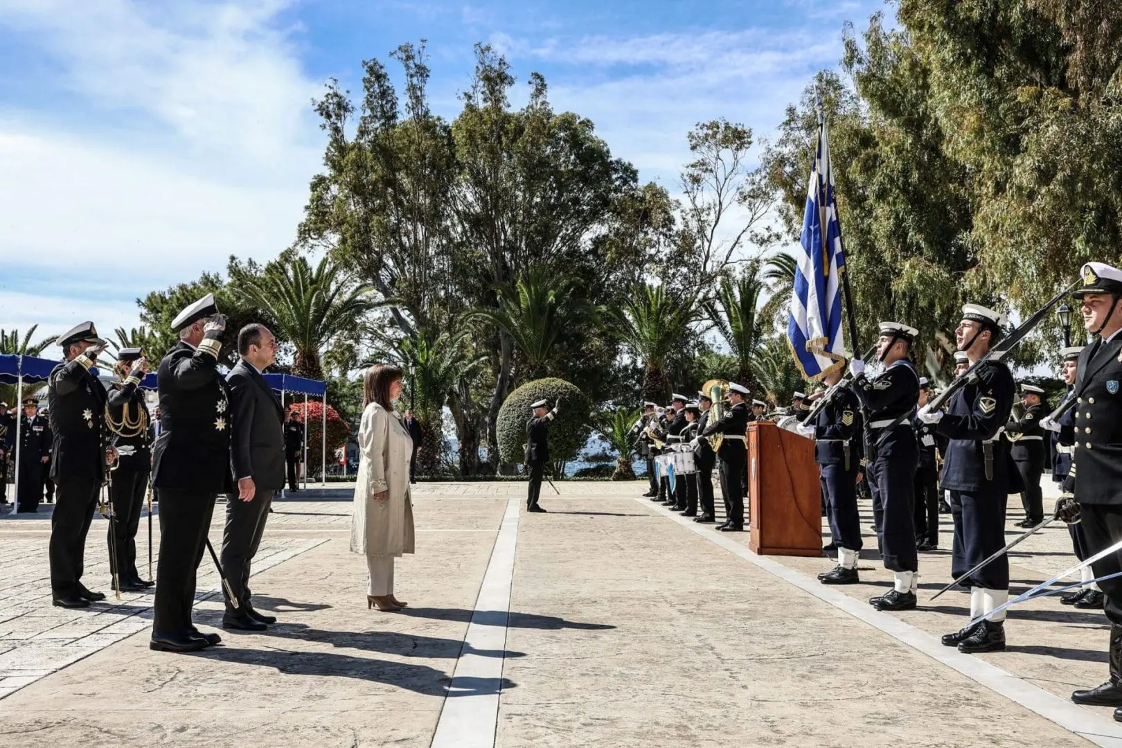 Στην τελετή ορκωμοσίας στη Σχολή Ναυτικών Δοκίμων 4 1