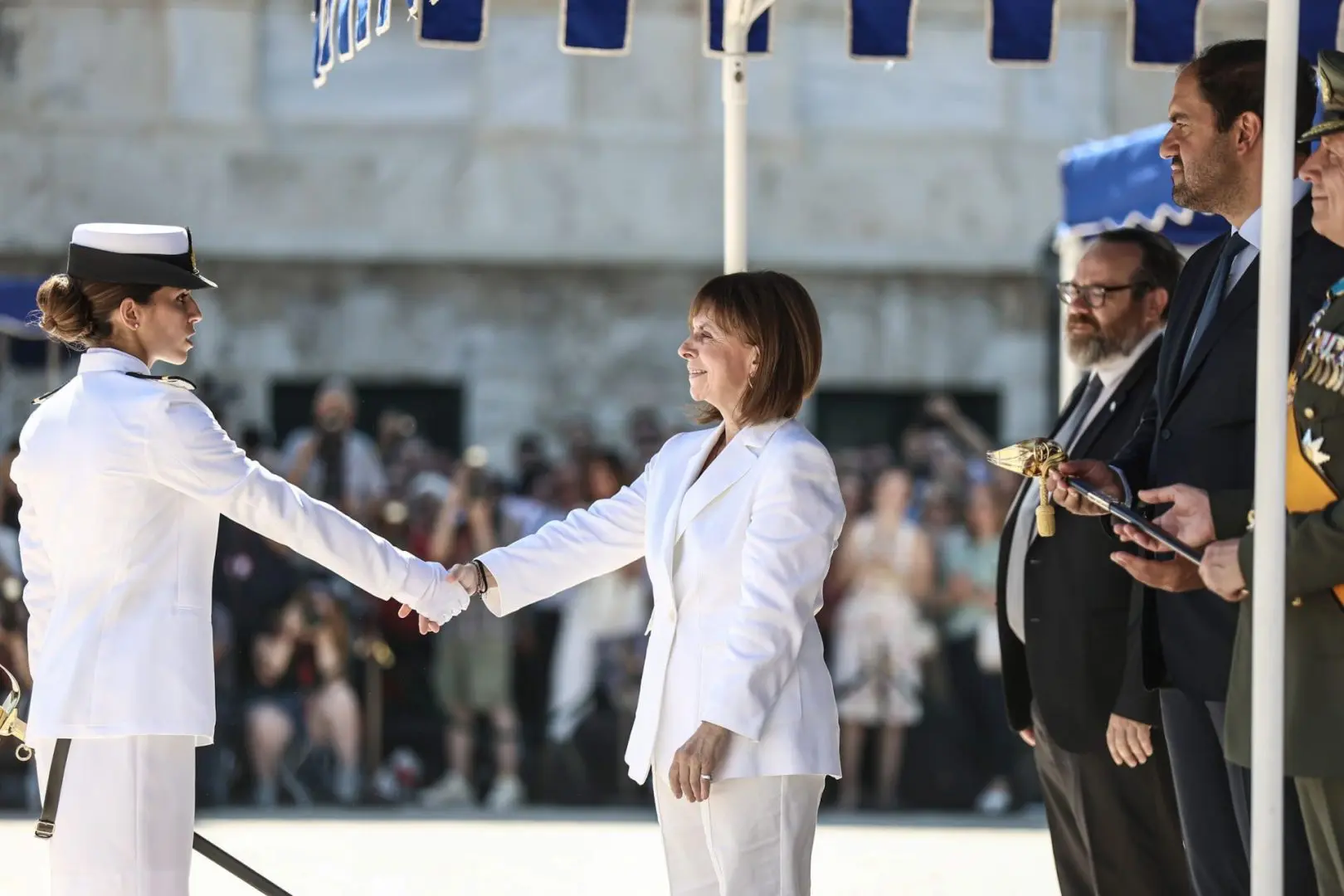 Στην τελετή ορκωμοσίας στη Σχολή Ναυτικών Δοκίμων 6 1