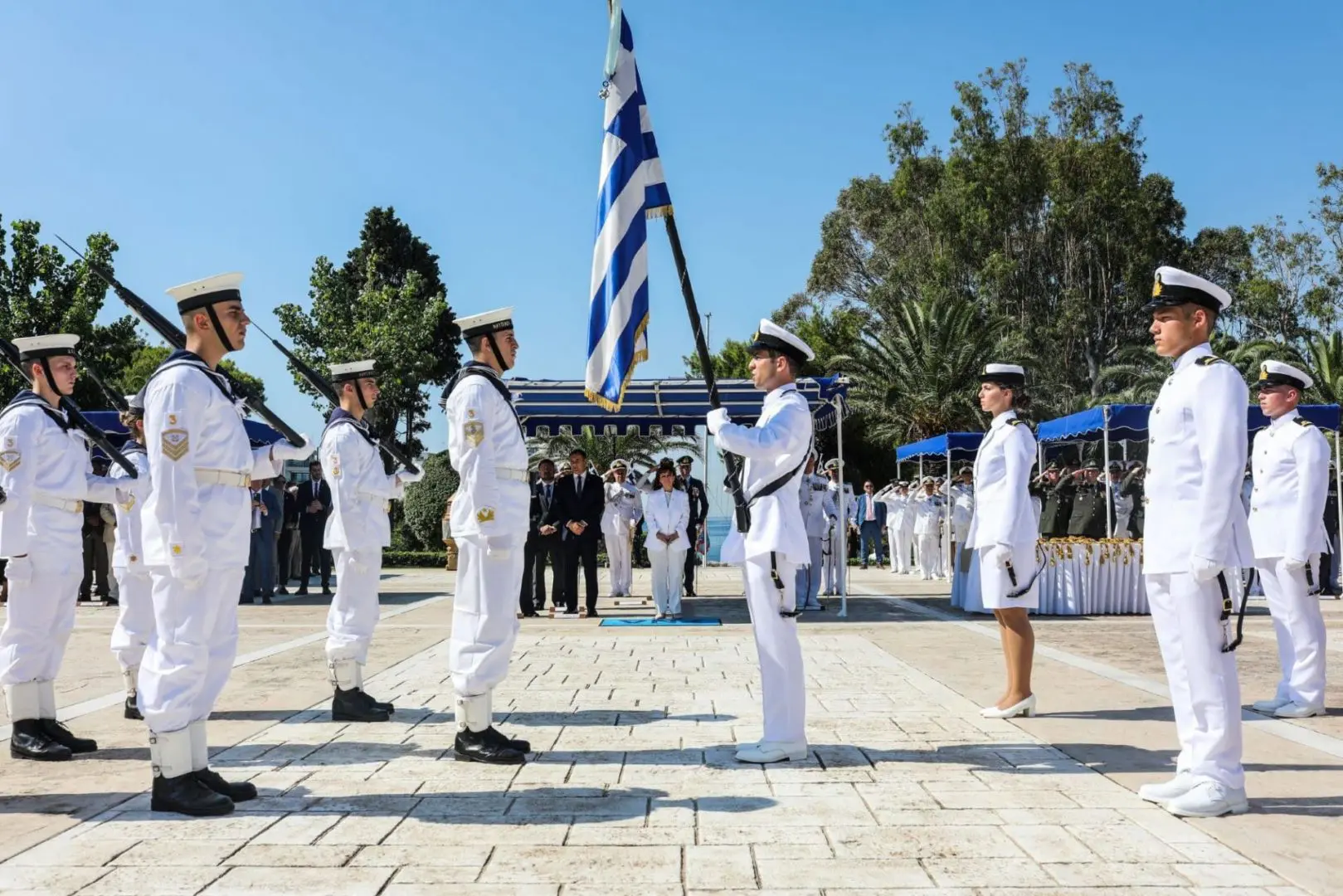 Στην τελετή ορκωμοσίας στη Σχολή Ναυτικών Δοκίμων 7