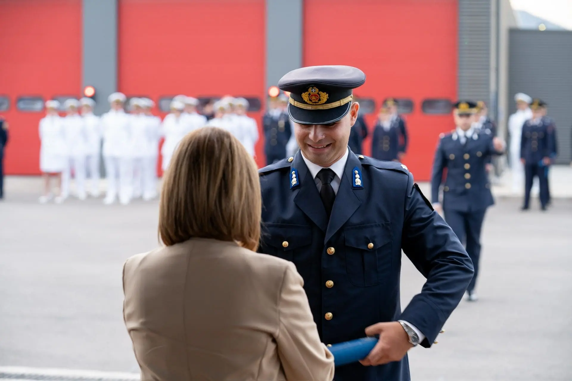 Στην τελετή ορκωμοσίας στο Κέντρο Εκπαίδευσης Πυροσβεστικού Σώματος 2