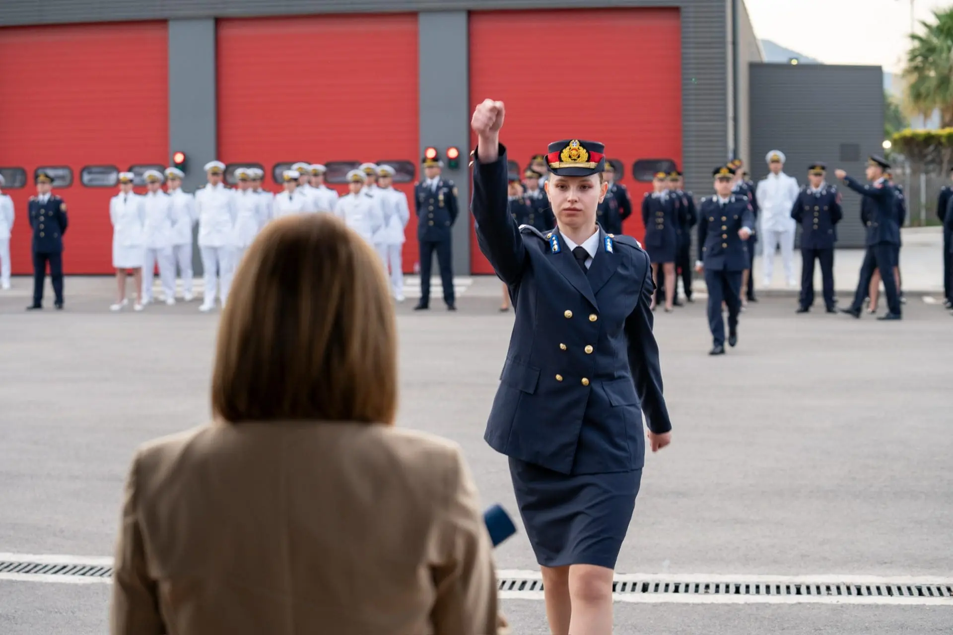 Στην τελετή ορκωμοσίας στο Κέντρο Εκπαίδευσης Πυροσβεστικού Σώματος 5