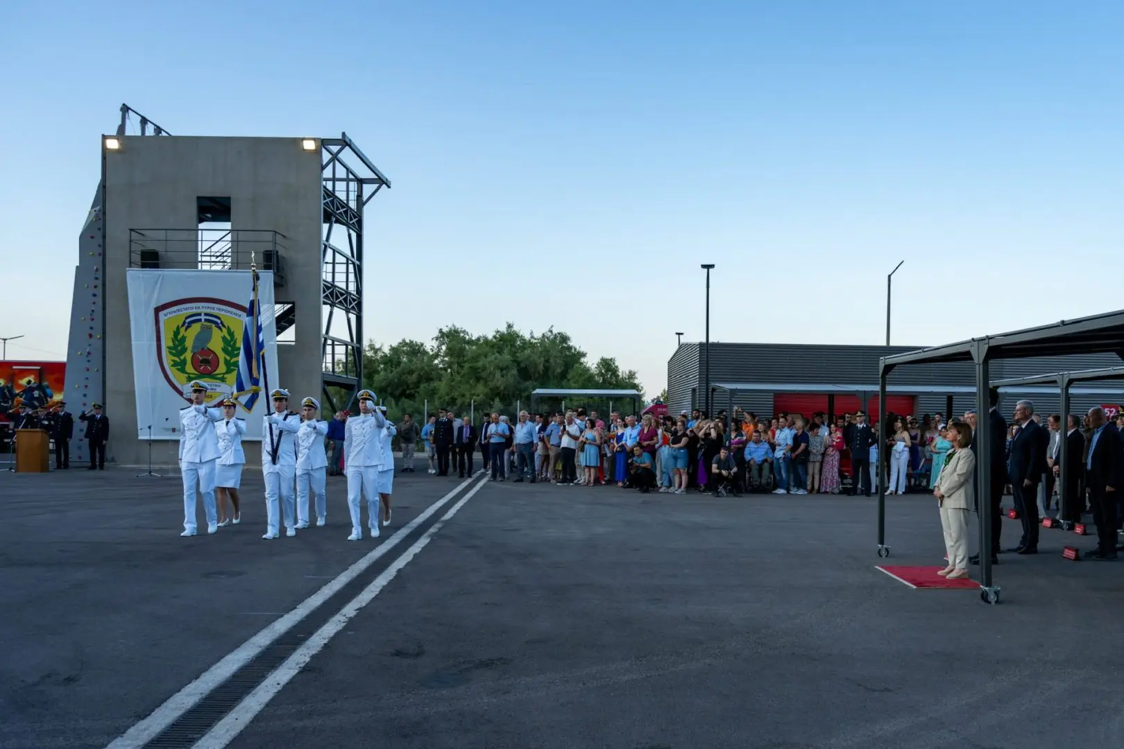 Στην τελετή ορκωμοσίας στο Κέντρο Εκπαίδευσης Πυροσβεστικού Σώματος – Ίδρυμα Σταύρος Νιάρχος 4