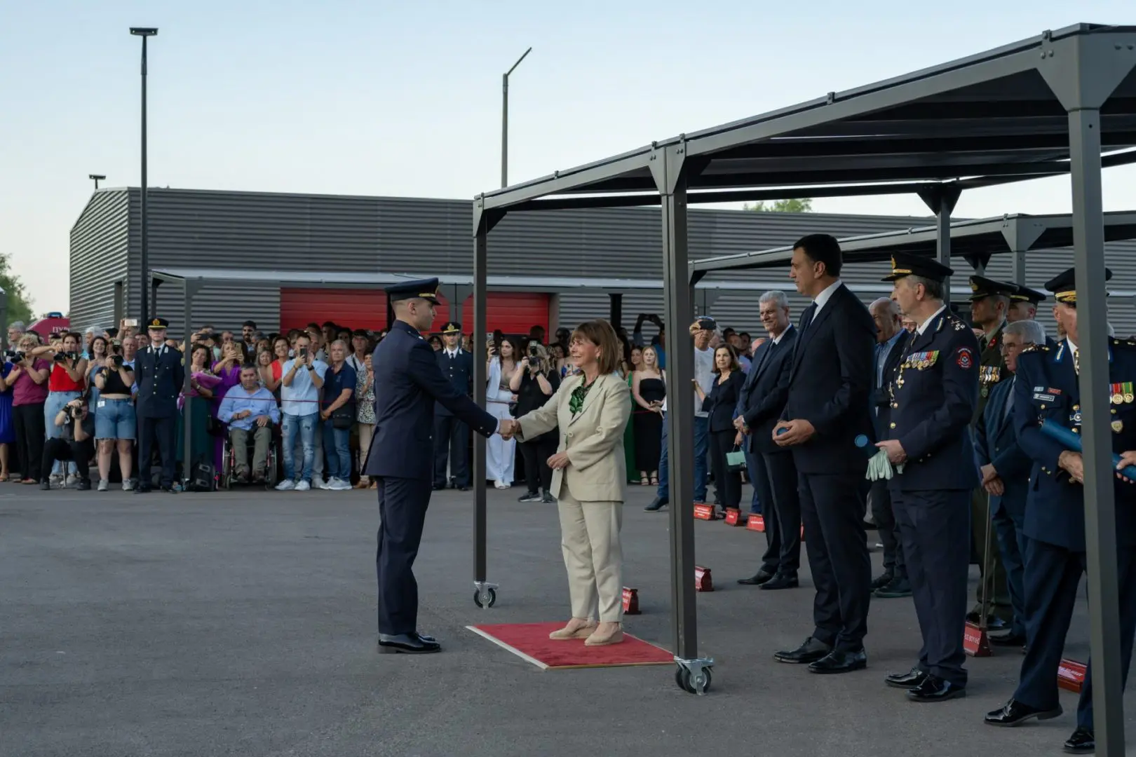 Στην τελετή ορκωμοσίας στο Κέντρο Εκπαίδευσης Πυροσβεστικού Σώματος – Ίδρυμα Σταύρος Νιάρχος 6