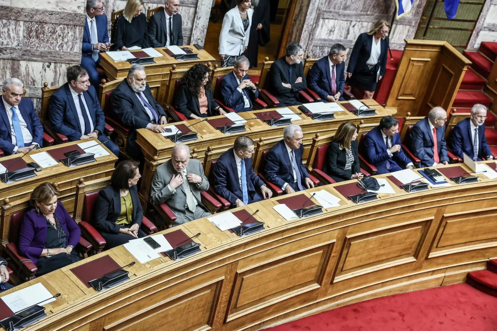 Στην τελετή ορκωμοσίας της Βουλής 1