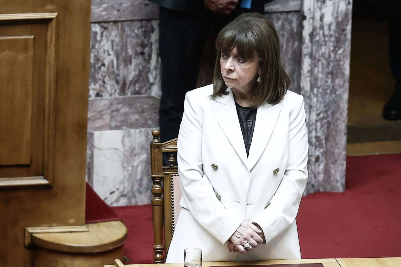 Στην τελετή ορκωμοσίας της Βουλής 2