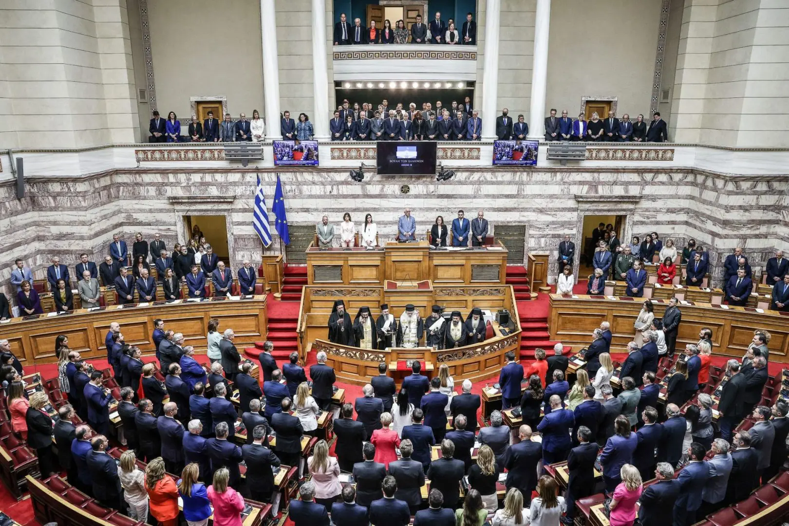 Στην τελετή ορκωμοσίας της Βουλής 3