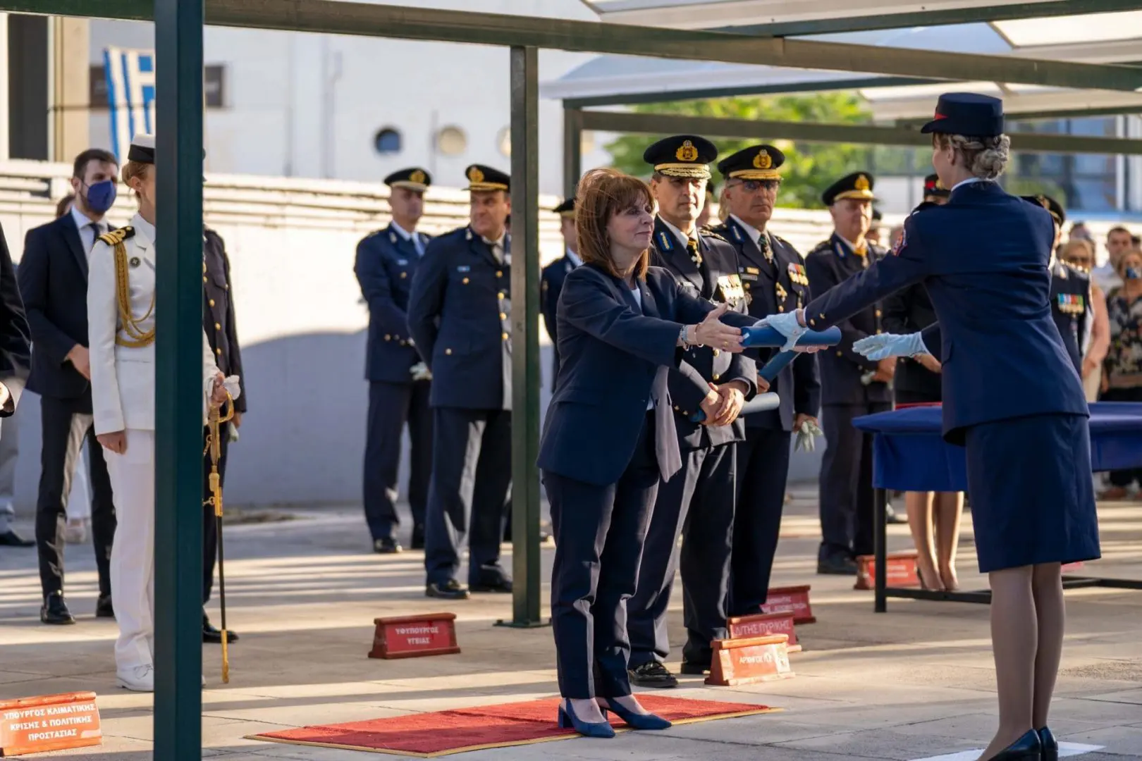 Στην τελετή ορκωμοσίας των νέων Ανθυποπυραγών της Πυροσβεστικής Ακαδημίας 2