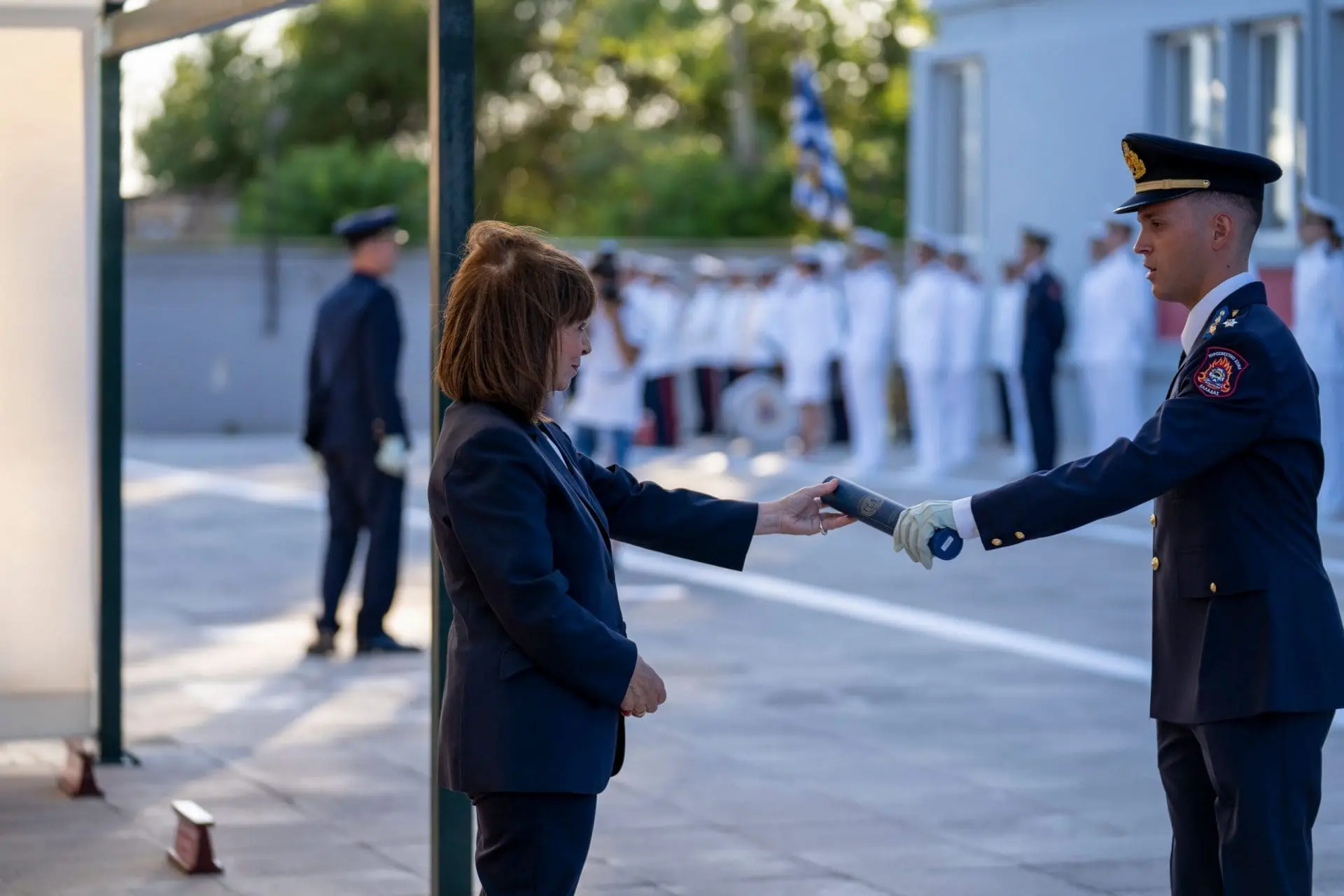 Στην τελετή ορκωμοσίας των νέων Ανθυποπυραγών της Πυροσβεστικής Ακαδημίας 7