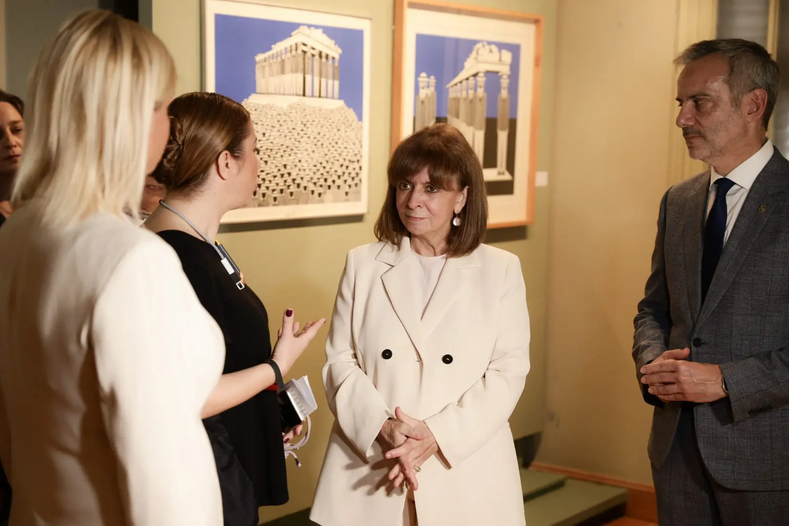 Στις εκθέσεις στην Δημοτική Πινακοθήκη Θεσσαλονίκης και στη Μονή Λαζαριστών 1