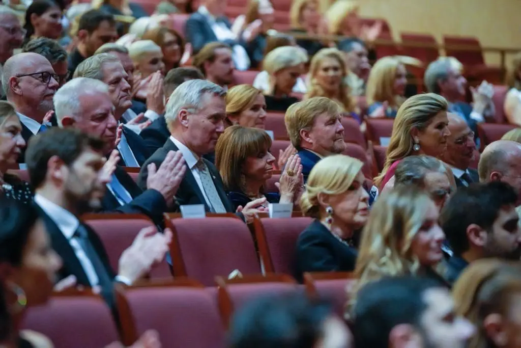 Στο Μέγαρο Μουσικής Αθηνών με τον Βασιλιά και την Βασίλισσα της Ολλανδίας 2