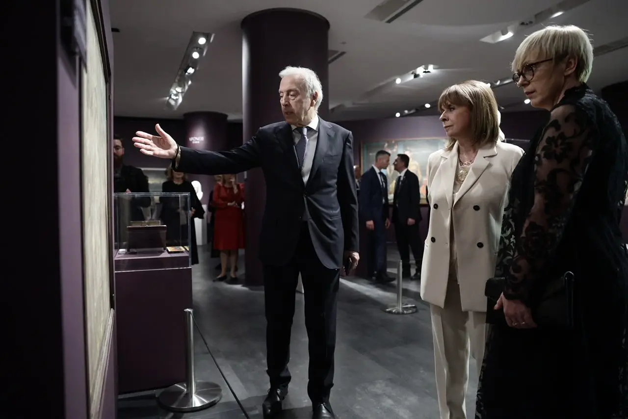 Στο Μουσείο Ακρόπολης με την Πρόεδρο της Δημοκρατίας της Σλοβενίας 2