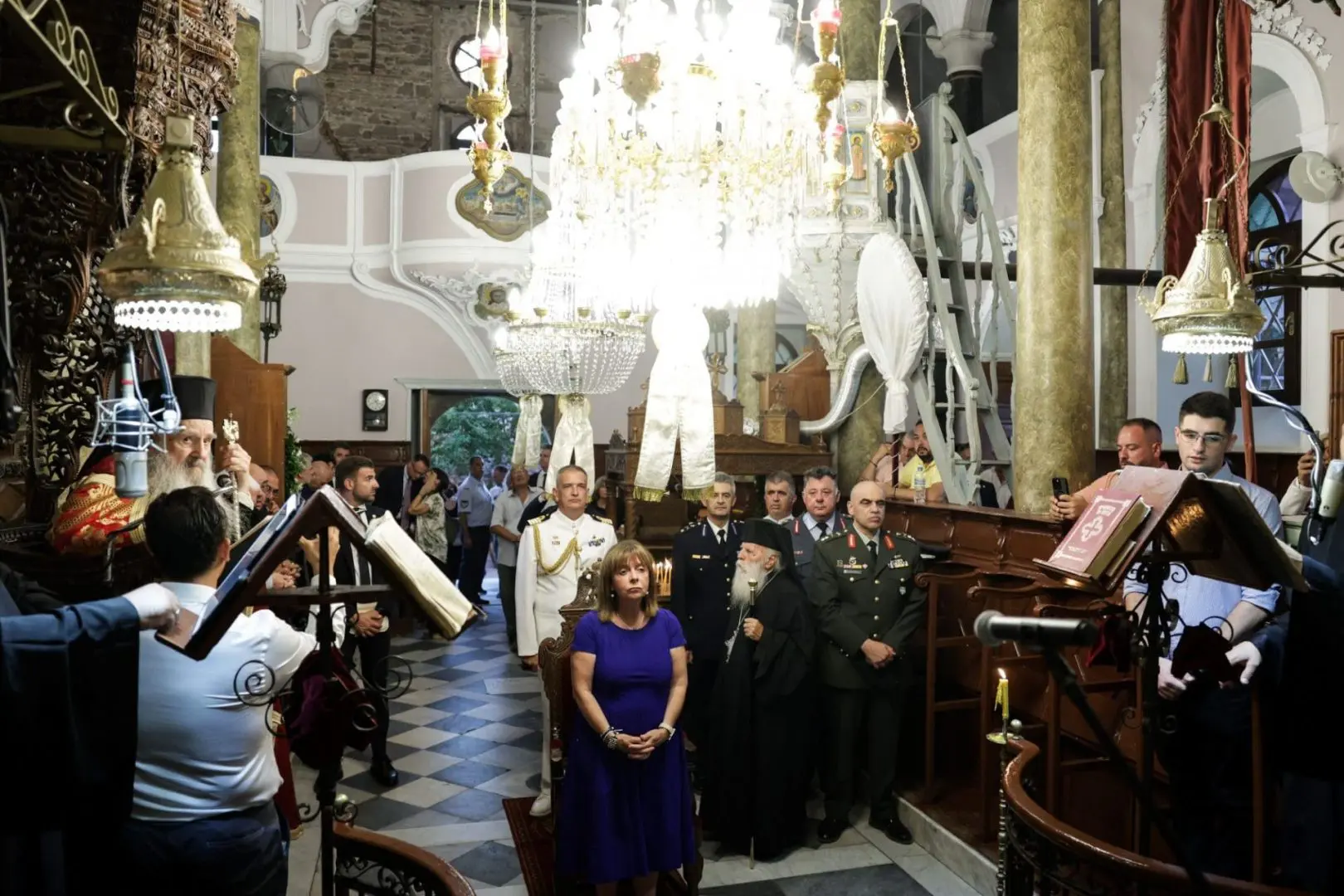 Στον πανηγυρικό εσπερινό στην Παναγία Γλυκοφιλούσα Πέτρας 2