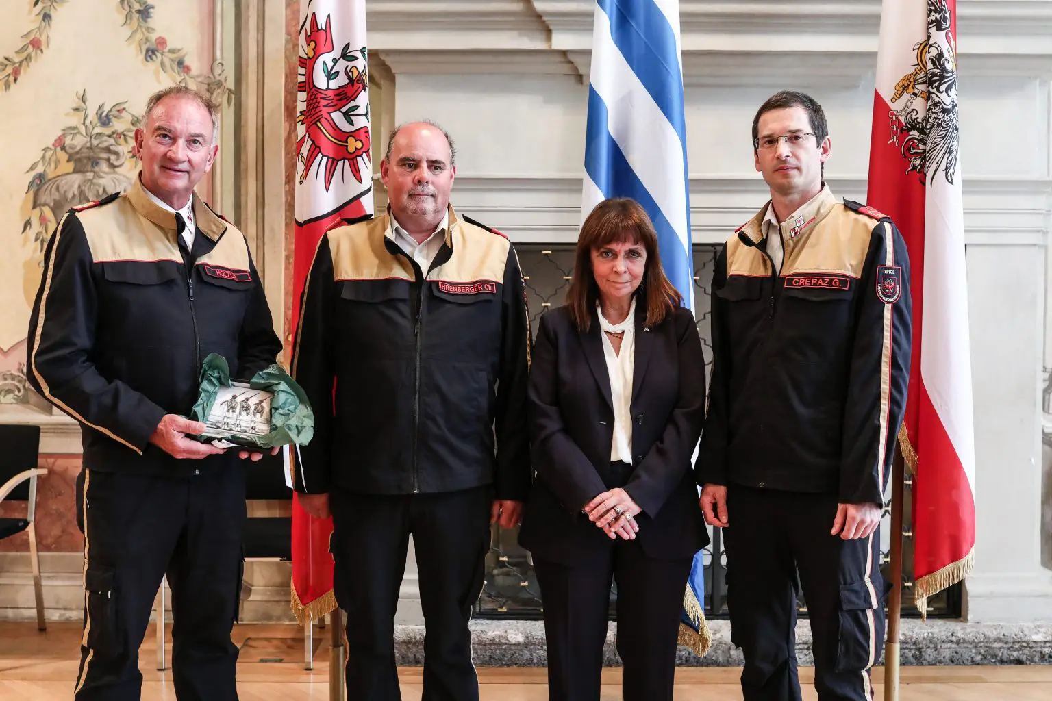 Συνάντηση με Αυστριακούς εθελοντές πυροσβέστες