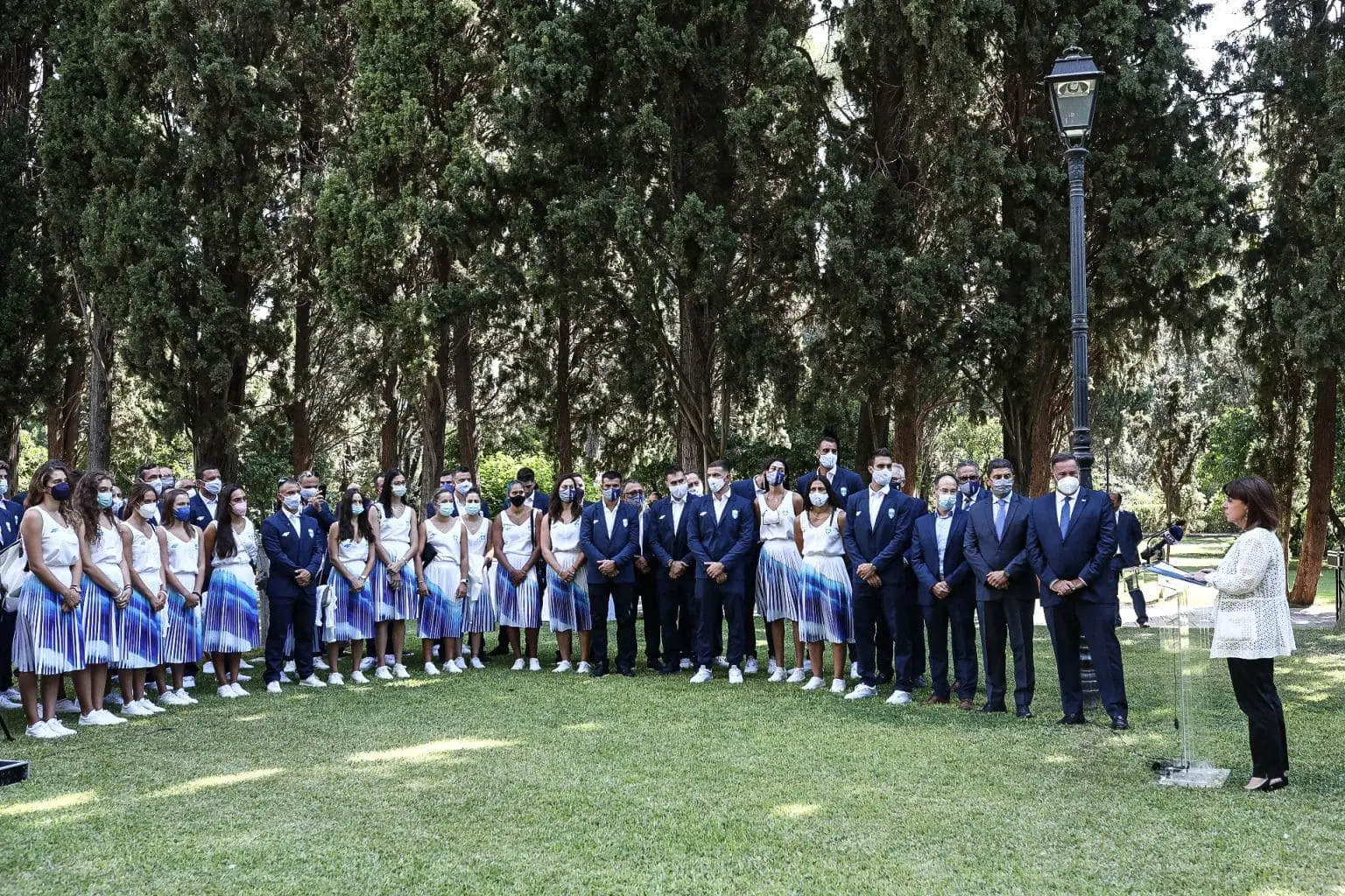 Συνάντηση με αθλητές και προπονητές της Ολυμπιακής ομάδας που έλαβαν μέρος στους Ολυμπιακούς Αγώνες στο Τόκυο