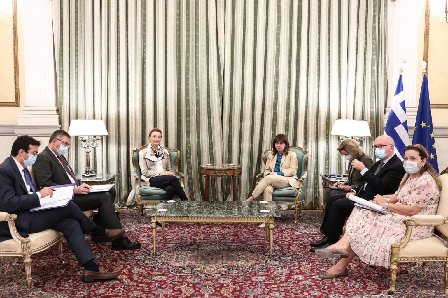 Συνάντηση με τη Γενική Γραμματέα του Συμβουλίου της Ευρώπης Marija Pejcinovic Buric 1