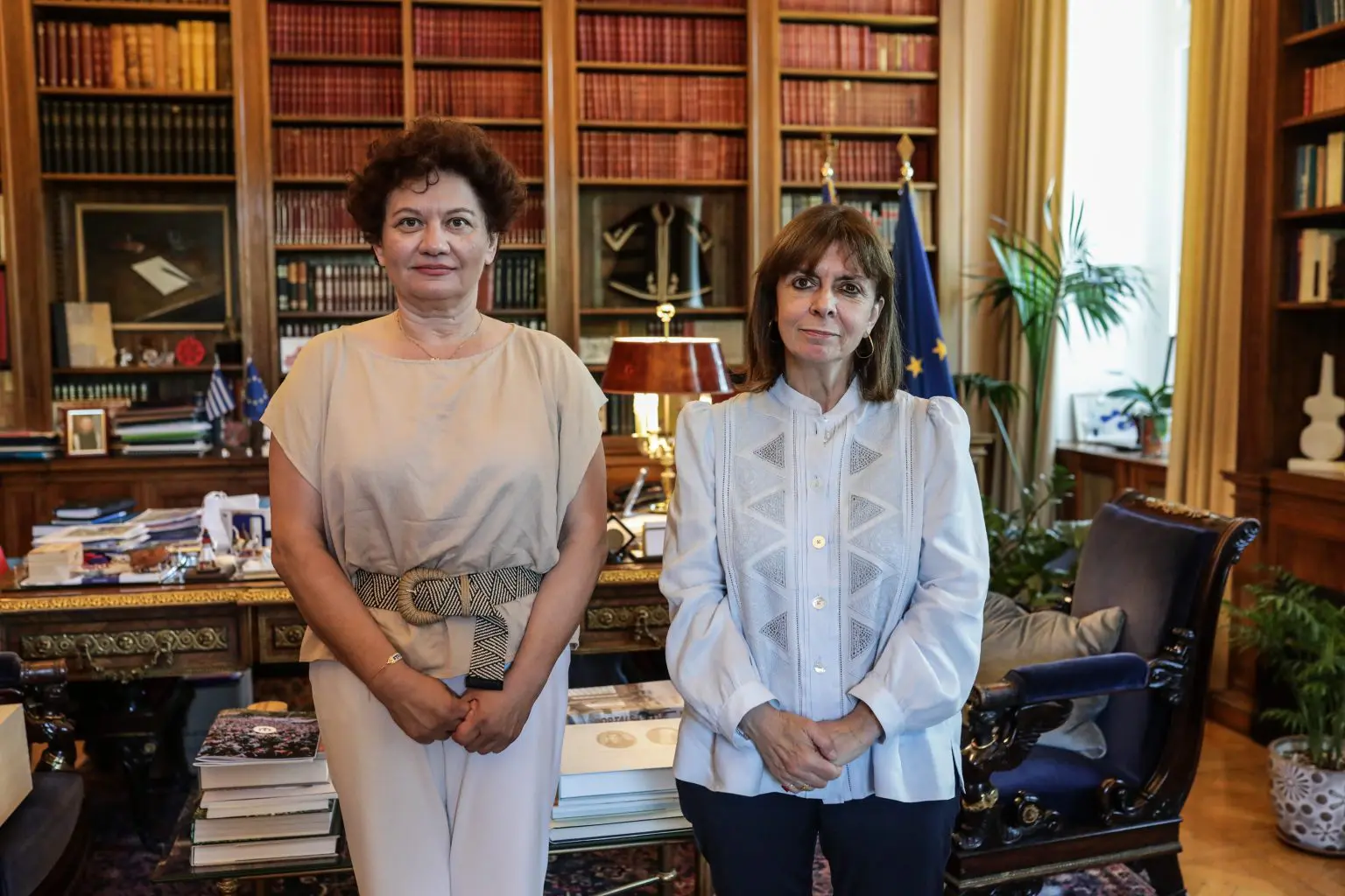 Συνάντηση με τη νέα Διευθύντρια της Εθνικής Πινακοθήκης Συραγώ Τσιάρα
