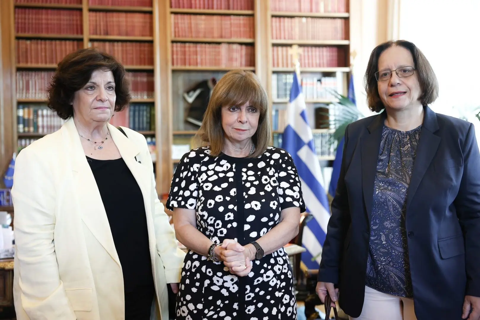 Συνάντηση με τη νέα Πρόεδρο του Αρείου Πάγου Ιωάννα Κλάπα και τη νέα Εισαγγελέα του Αρείου Πάγου Γεωργία Αδειλίνη 2