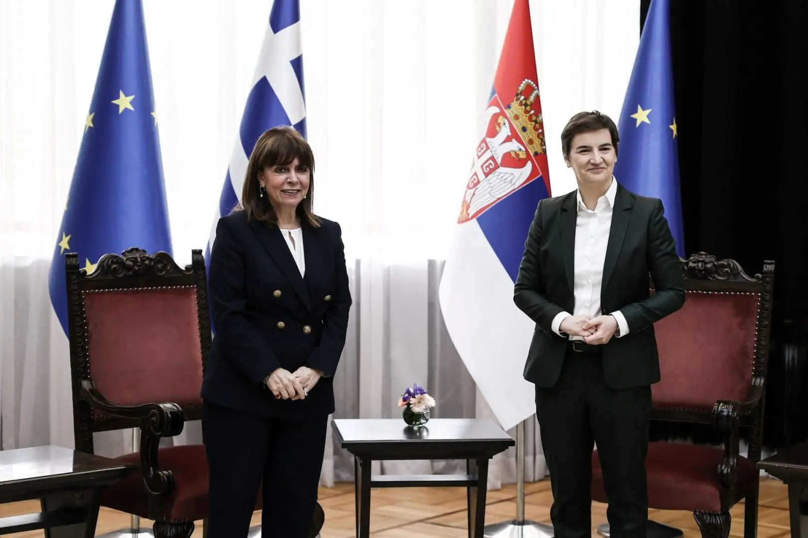 Συνάντηση με την Πρωθυπουργό της Σερβίας Ana Brnabic 2