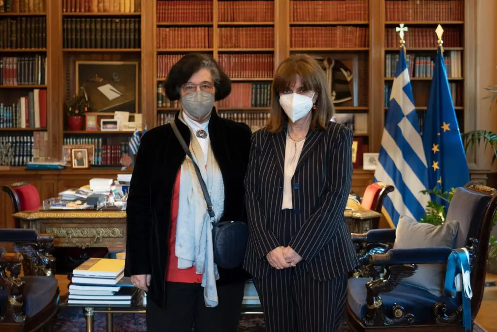Συνάντηση με την Πρόεδρο της Επιτροπής Χειροτεχνίας του Υπουργείου Ανάπτυξης Αικατερίνη Πολυμέρου Καμηλάκη