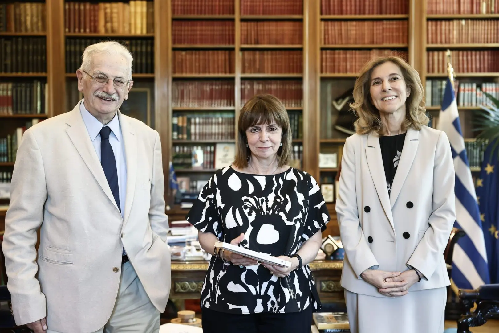 Συνάντηση με την Πρόεδρο του ΣτΕ και τον Γενικό Διευθυντή του Ιδρύματος Ελευθέριος Κ. Βενιζέλος 2