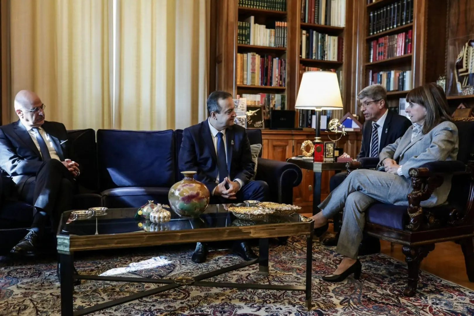 Συνάντηση με τον Αναπληρωτή Πρωθυπουργό και Υπουργό Εξωτερικών της Σερβίας Ivica Dacic 1