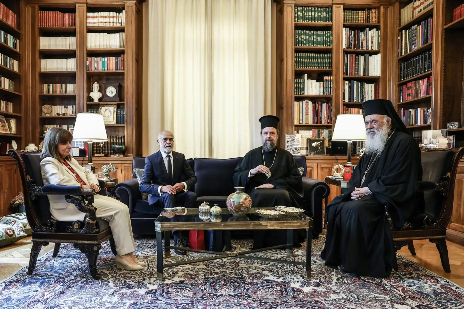 Συνάντηση με τον Αρχιεπίσκοπο Αθηνών και πάσης Ελλάδος Ιερώνυμο 1