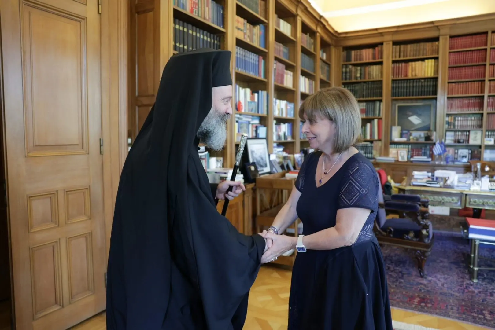 Συνάντηση με τον Αρχιεπίσκοπο Αυστραλίας Μακάριο 1