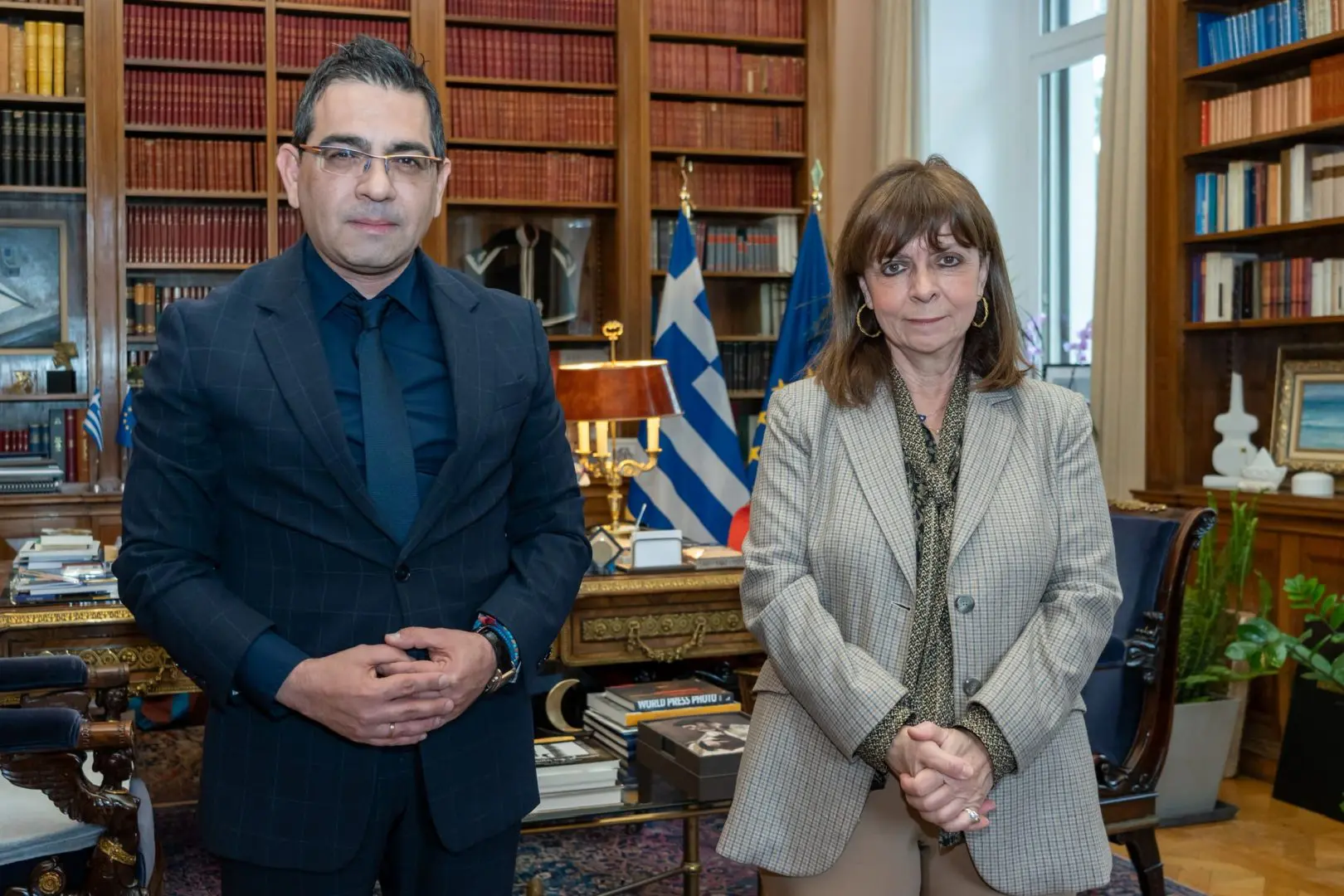 Συνάντηση με τον Γενικό Γραμματέα Κοινωνικής Αλληλεγγύης και Καταπολέμησης της Φτώχειας Γεώργιο Σταμάτh