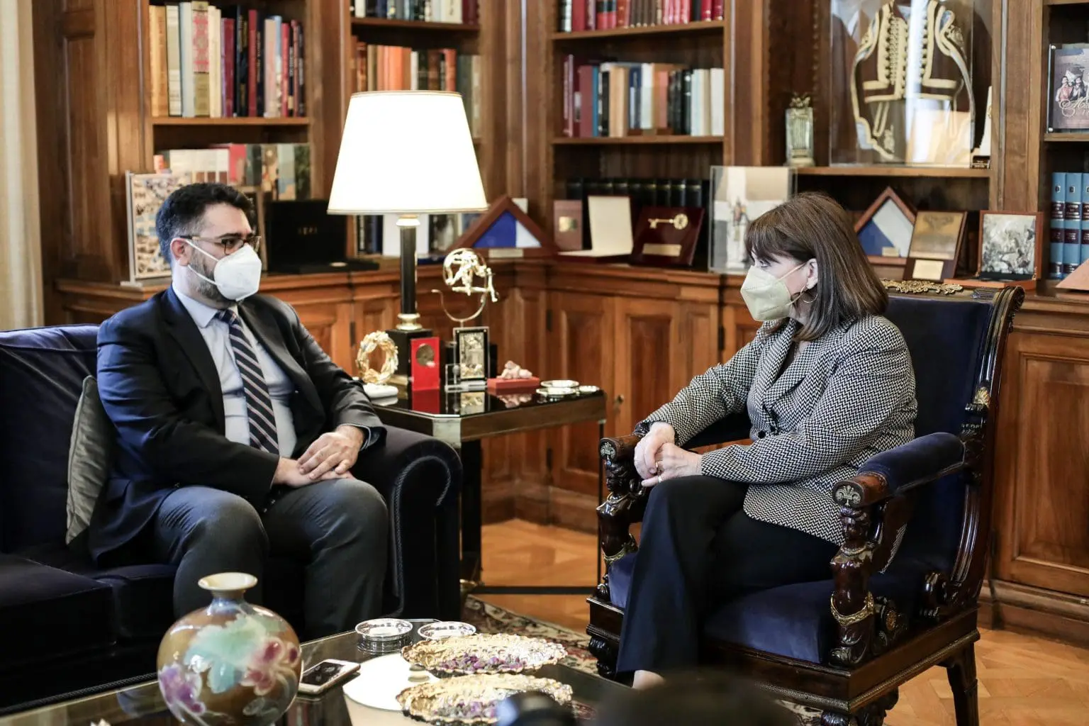 Συνάντηση με τον Γενικό Πρόξενο της Ελλάδας στη Μαριούπολη Μανώλη Ανδρουλάκη