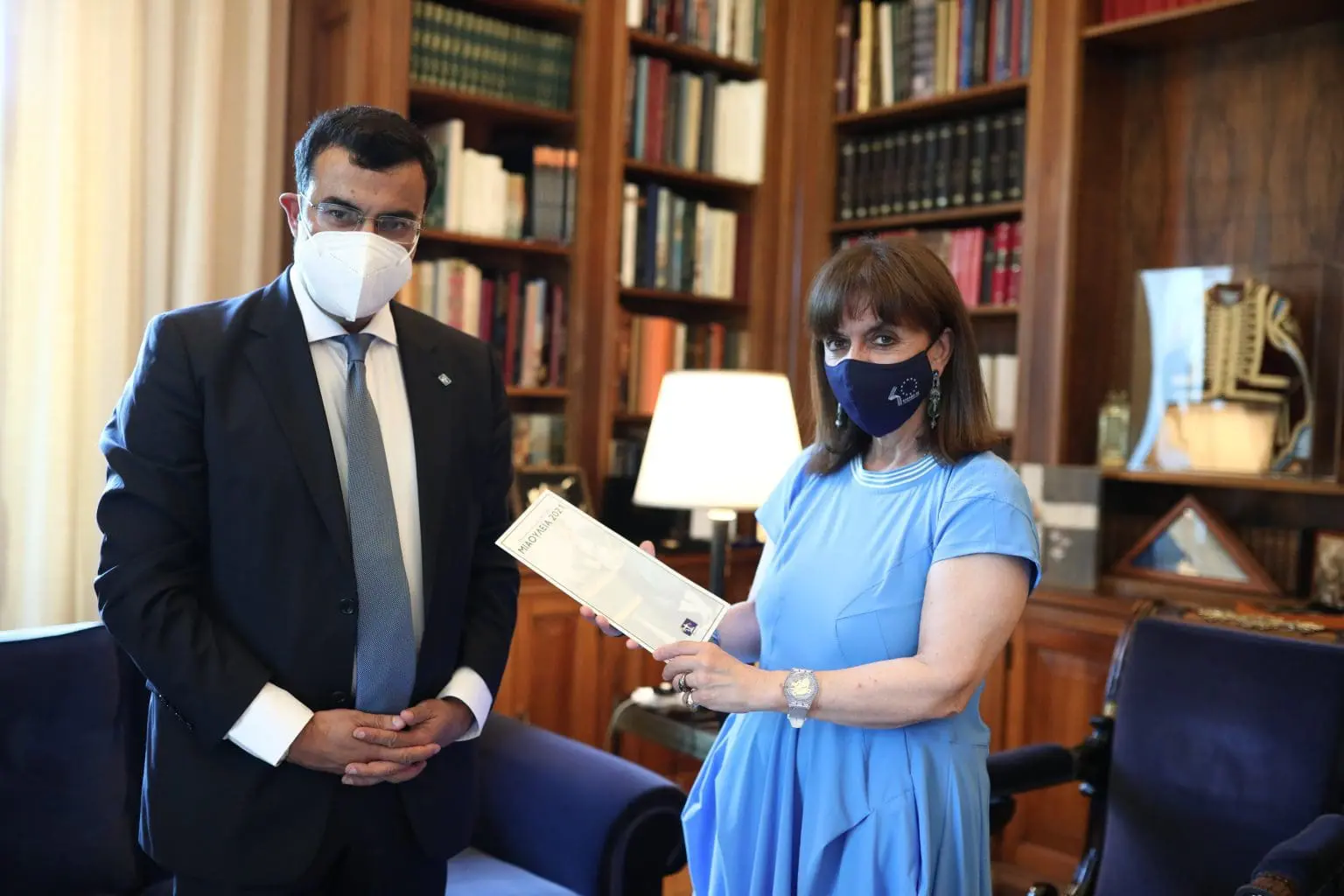 Συνάντηση με τον Δήμαρχο Ύδρας Γεώργιο Κουκουδάκη