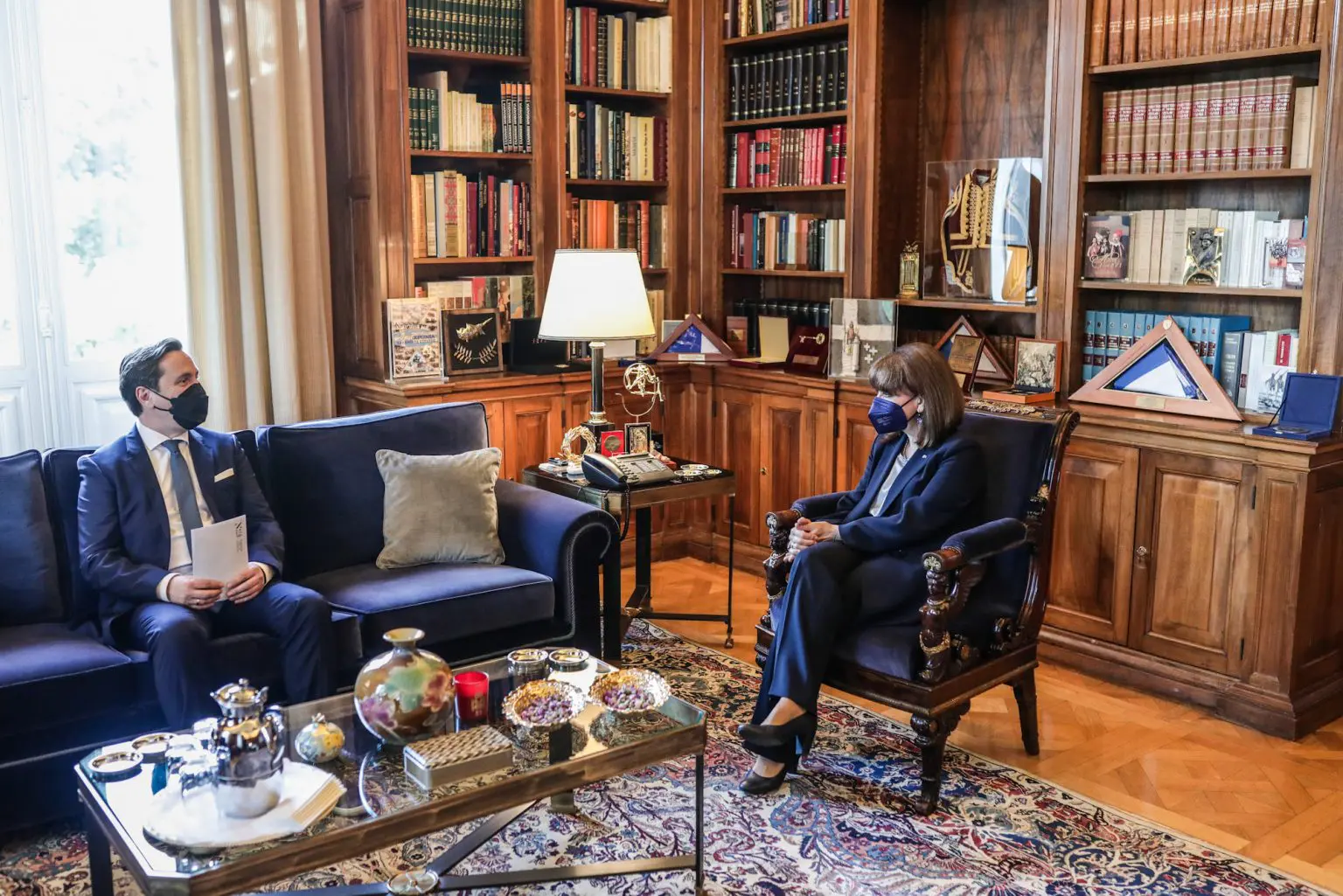 Συνάντηση με τον Δήμαρχο Νάουσας Νικόλα Καρανικόλα