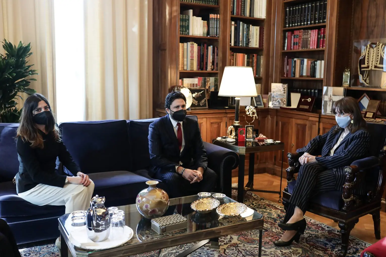 Συνάντηση με τον Πρόεδρο της Ένωσης Ελληνόφωνων Δήμων Grecia Salentina της Απουλίας στη Νότιο Ιταλία Roberto Casaluci