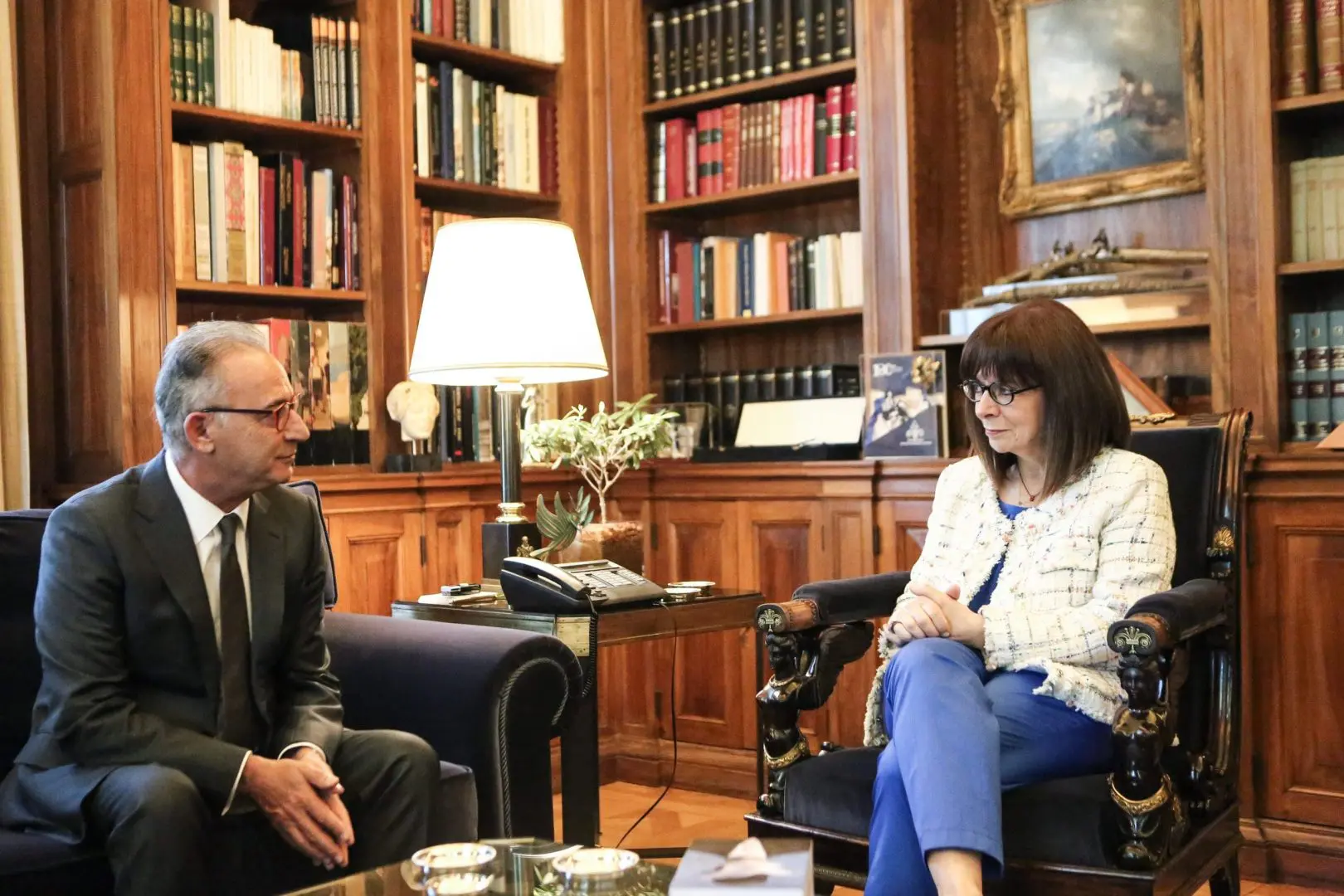 Συνάντηση με τον Πρόεδρο του Δημοκρατικού Συναγερμού Αβέρωφ Νεοφύτου