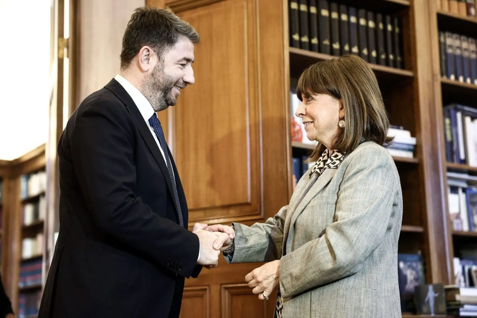 Συνάντηση με τον Πρόεδρο του ΠΑΣΟΚ Κινήματος Αλλαγής Νίκο Ανδρουλάκη 1