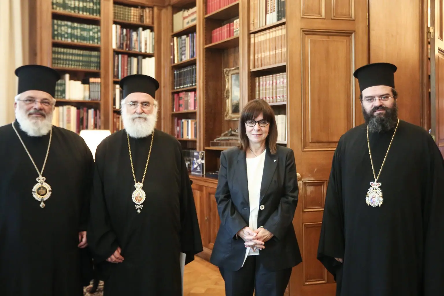 Συνάντηση της Προέδρου της Δημοκρατίας με τους Μητροπολίτες της Θράκης