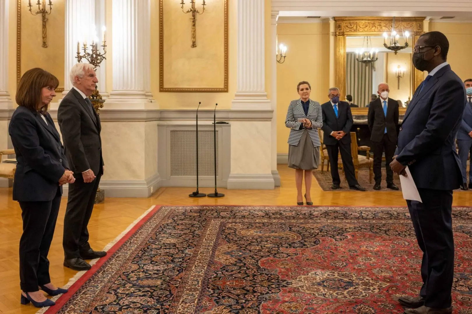 Τελετή επίδοσης διαπιστευτηρίων νέων Πρέσβεων 1 1