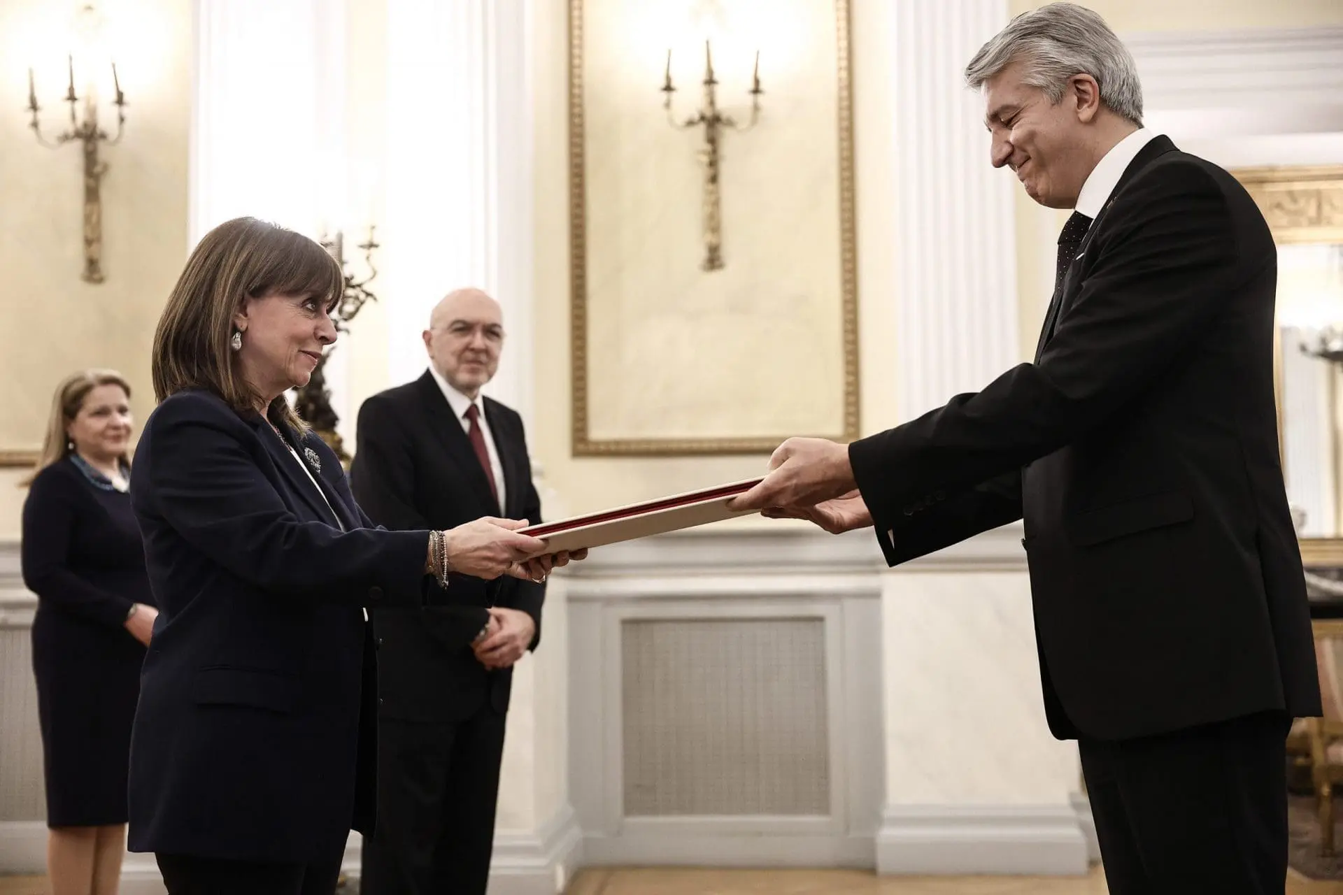 Τελετή επίδοσης διαπιστευτηρίων νέων Πρέσβεων 1 6