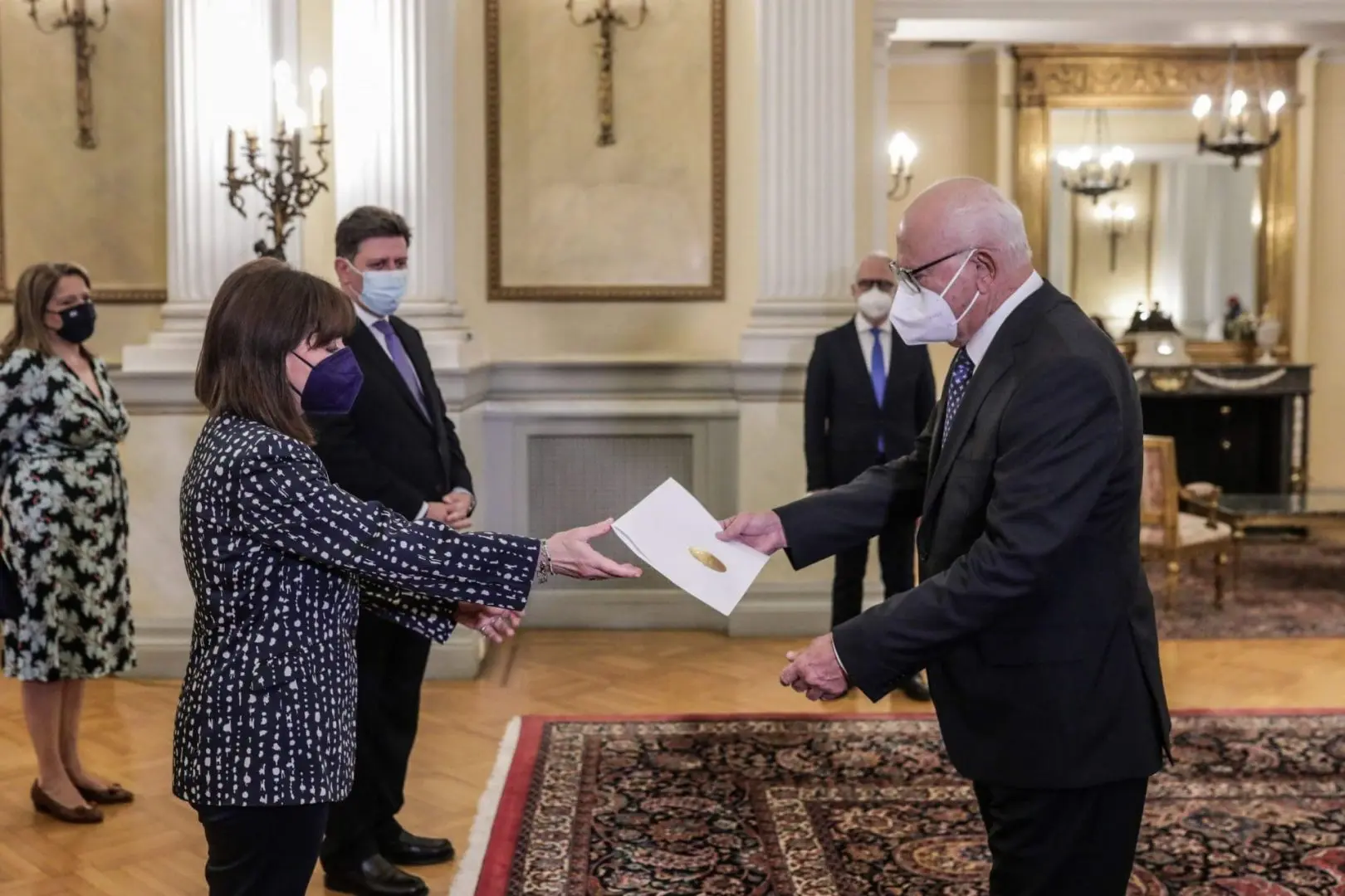 Τελετή επίδοσης διαπιστευτηρίων νέων Πρέσβεων 2 2