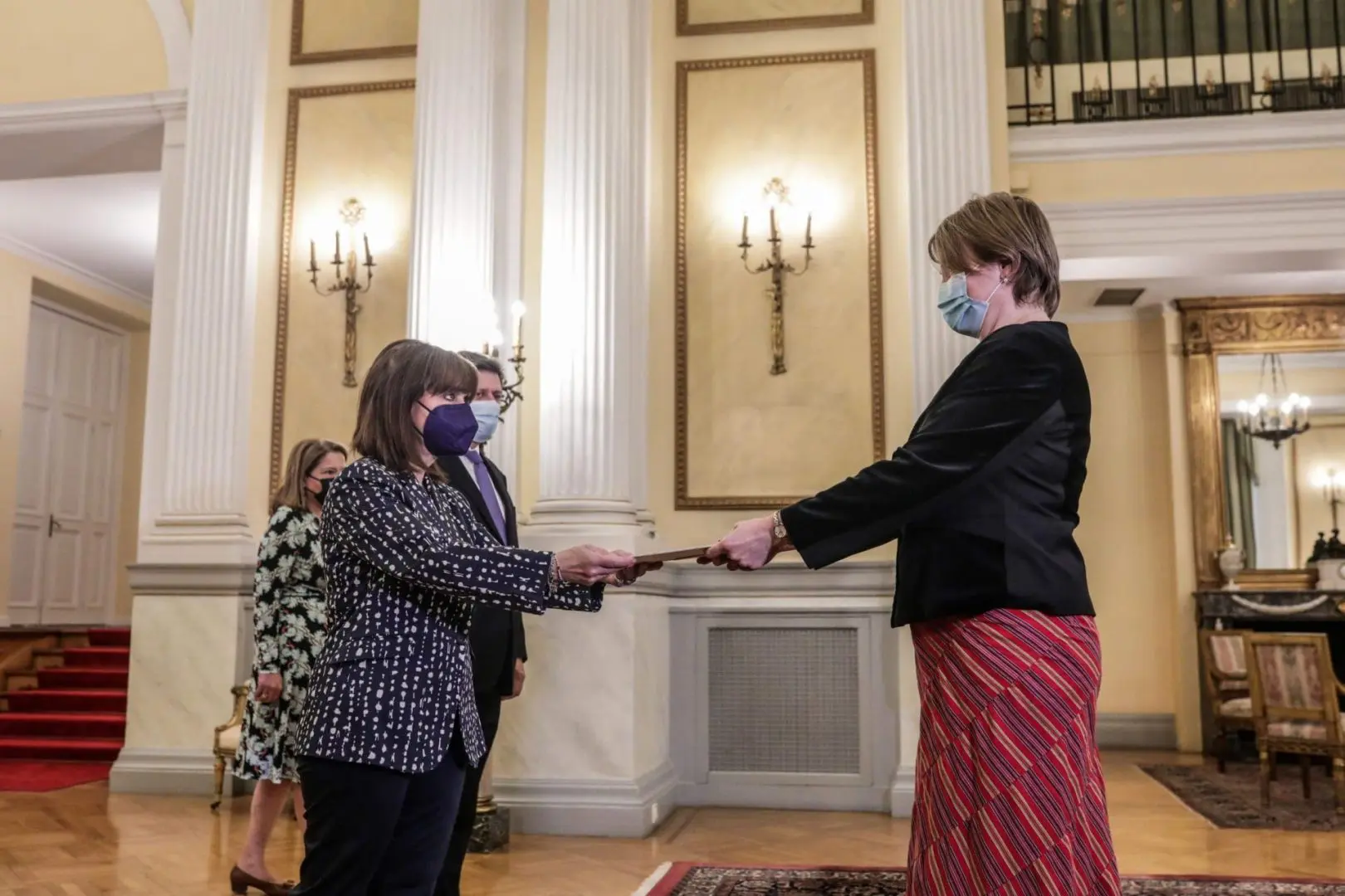 Τελετή επίδοσης διαπιστευτηρίων νέων Πρέσβεων 3 1