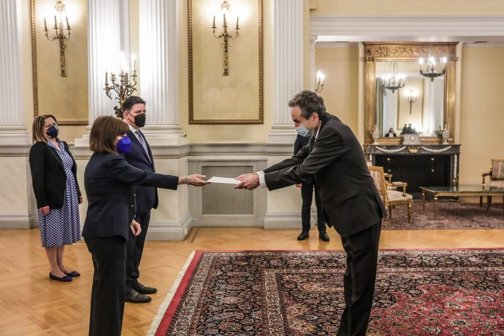 Τελετή επίδοσης διαπιστευτηρίων νέων Πρέσβεων 3