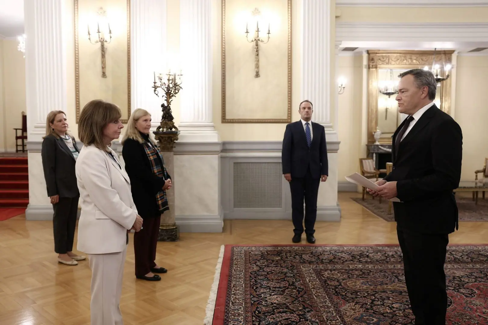 Τελετή επίδοσης διαπιστευτηρίων νέων Πρέσβεων 4 2